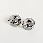 2PCS Bobbin CASE #200909107 43725 &amp; BOBBINS for Kenmore 158&amp;385 Sewing Machines (2 Bobbin case)