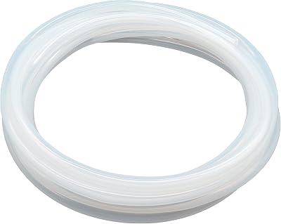 LAVMHAB Silicone Tube 8mm ID x 11mm OD, 1.5M Food Grade Clear Hose Flexible