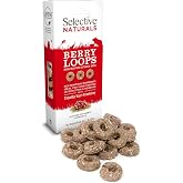 Supreme Science Selective Naturals Berry Loops with Timothy Hay &amp; Cranberry for Guinea Pigs, 2.8 oz.