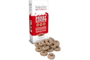 SUPREME PETFOODS Supreme Science Selective Naturals Berry Loops with Timothy Hay & Cranberry for Guinea Pigs, 2.8 oz.