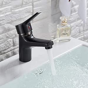 Mini elegante baño lavabo grifo de latón elegante recipiente fregadero