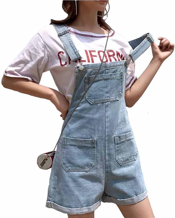 comfy short overalls