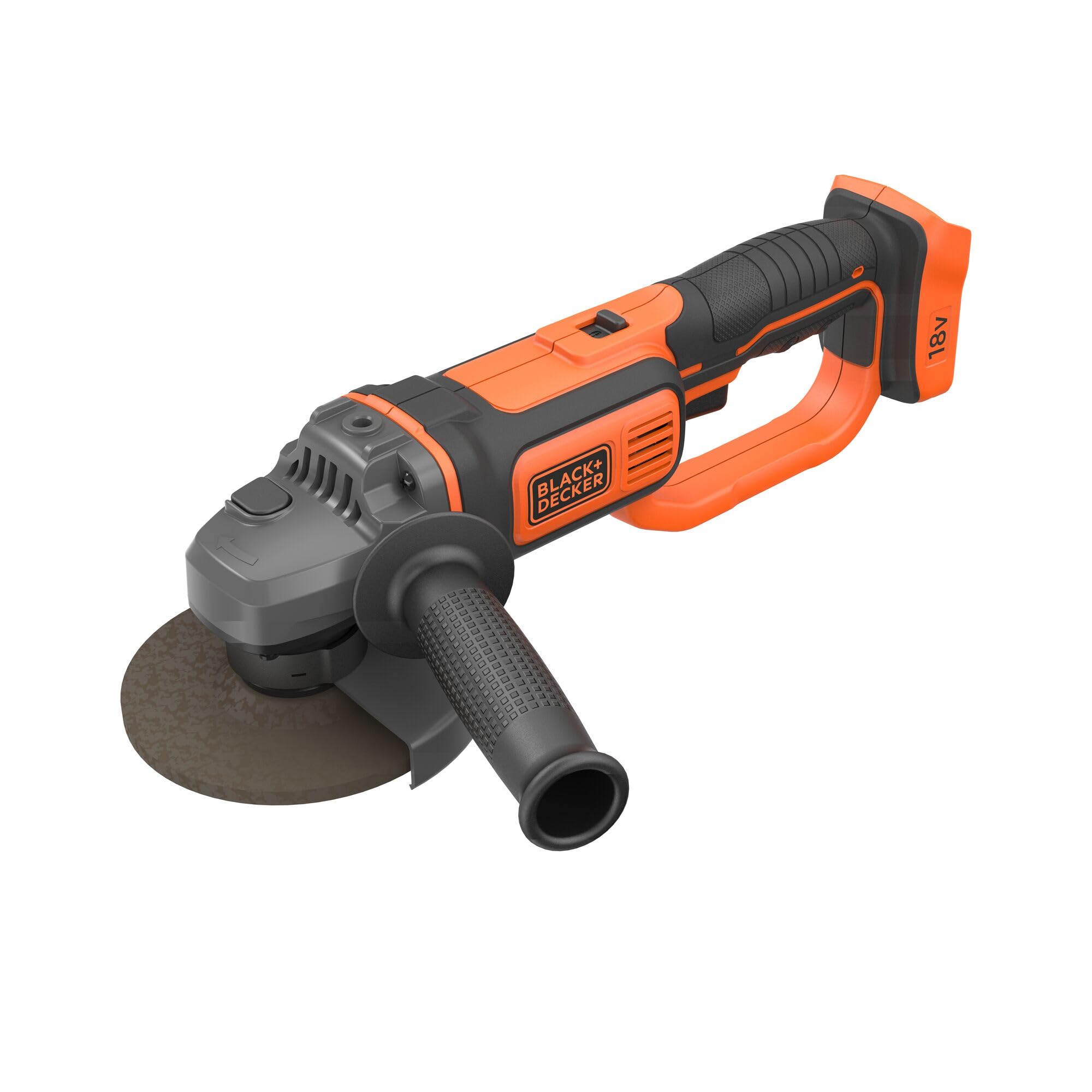 BLACK+DECKER 18V Cordless Small Angle Grinder - Bare Unit (Battery not Included)