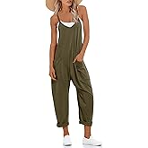 UNIANKIYA One Piece Jumpsuits for Women Casual Overalls Summer Rompers Trendy Jumpers Beach Vacation Outfits Travel Clothes