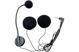 Genérico Motorcycle Communication Speakers,Speakers for Motorcycle Helmets - Noise-Cancelling Communication Modular Design fo