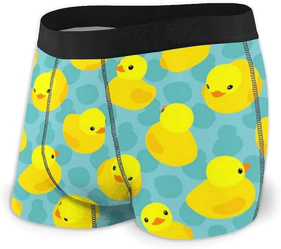 Amazon Co Jp メンズ ボクサーパンツ 男性 ローライズ 下着 セクシー 可愛い黄色いアヒル スクエアショーツ 通気 吸汗速乾 抗菌防臭加工 服 ファッション小物