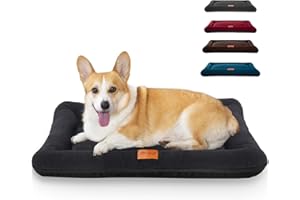 Abuandi Dog Crate Bed Mat, Indestructible Dog Bed, Chew Proof Pet Mat for Large Medium Small Pet, Washable & Anti-Slip for Dogs and Cats Cozy Sleeping