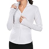 VUTRU Women's Workout Yoga Jacket Full Zip Running Athletic Track Jacket