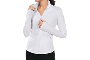 VUTRU Women's Workout Yoga Jacket Full Zip Running Track Jacket