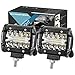 OFFROADTOWN LED Pods, 7inch 72W LED Work Light CREE Driving Light Spot Beam Off Road Fog Lights Waterproof LED Cubes for Trucks ATV UTV SUV Boat Lamp