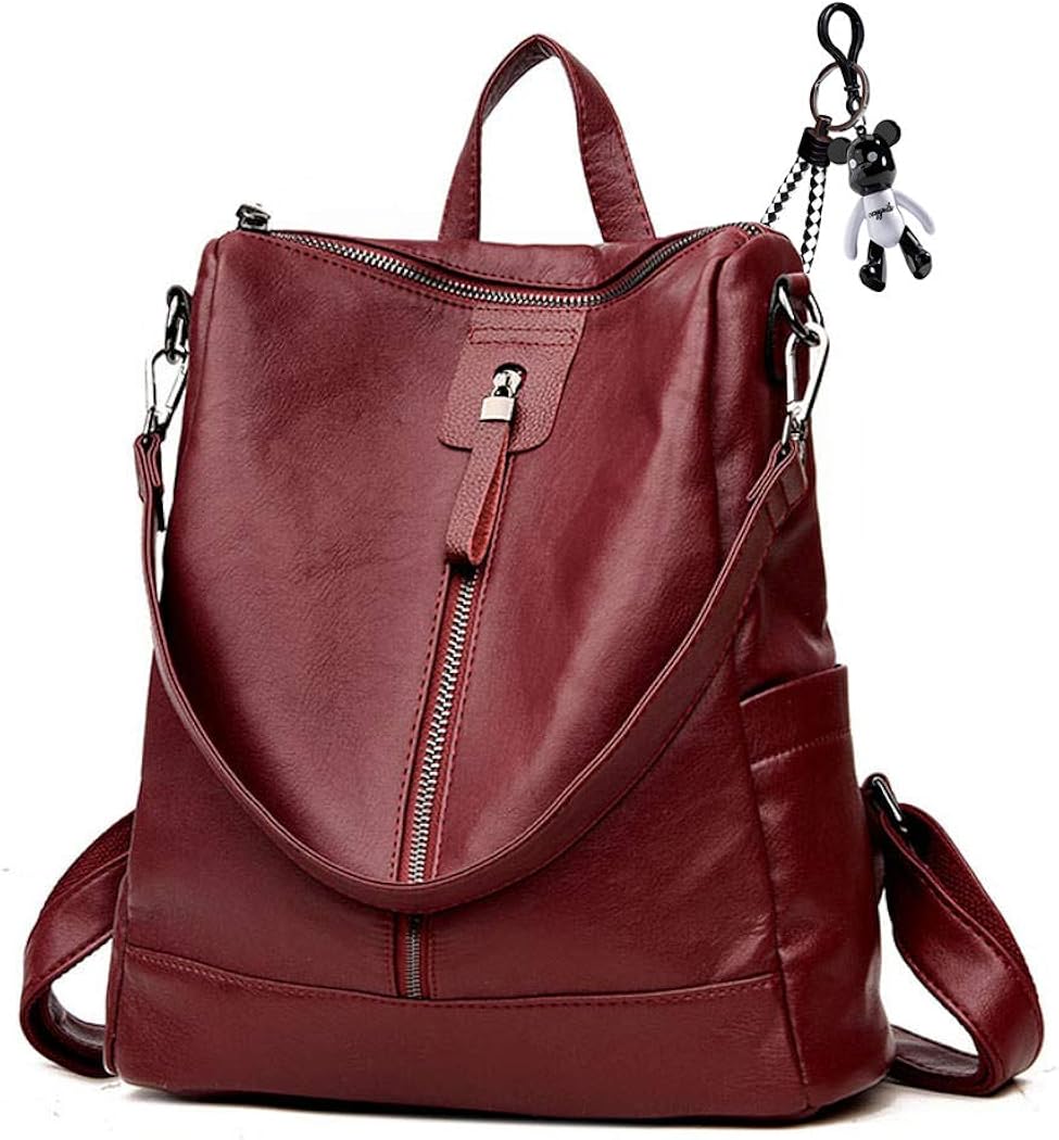 AINUOEY Women's Backpack Handbags Rucksack Shoulder Bags PU Leather Mini Kawaii Anti-theft