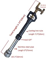 LSMIITTH 100000 BTU Propane Gas Forge Burner Blacksmith Blade Maker Furnace view 4