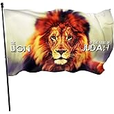 Ali Yee Tribe of Judah Lion 3x5 Feet Flag -Uv Fade Resistant Flag for Outdoor House Porch Welcome Holiday Decoration,Garden Flag.,Black