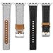 Bands for Apple Watch, SKYLET 38mm/42mm Canvas Fabric with Genuine Leather Straps with Metal Clasp for Apple Watch Series 2 Series 1 Series 3 Edition Nike+ (Smart Watch Not Included)