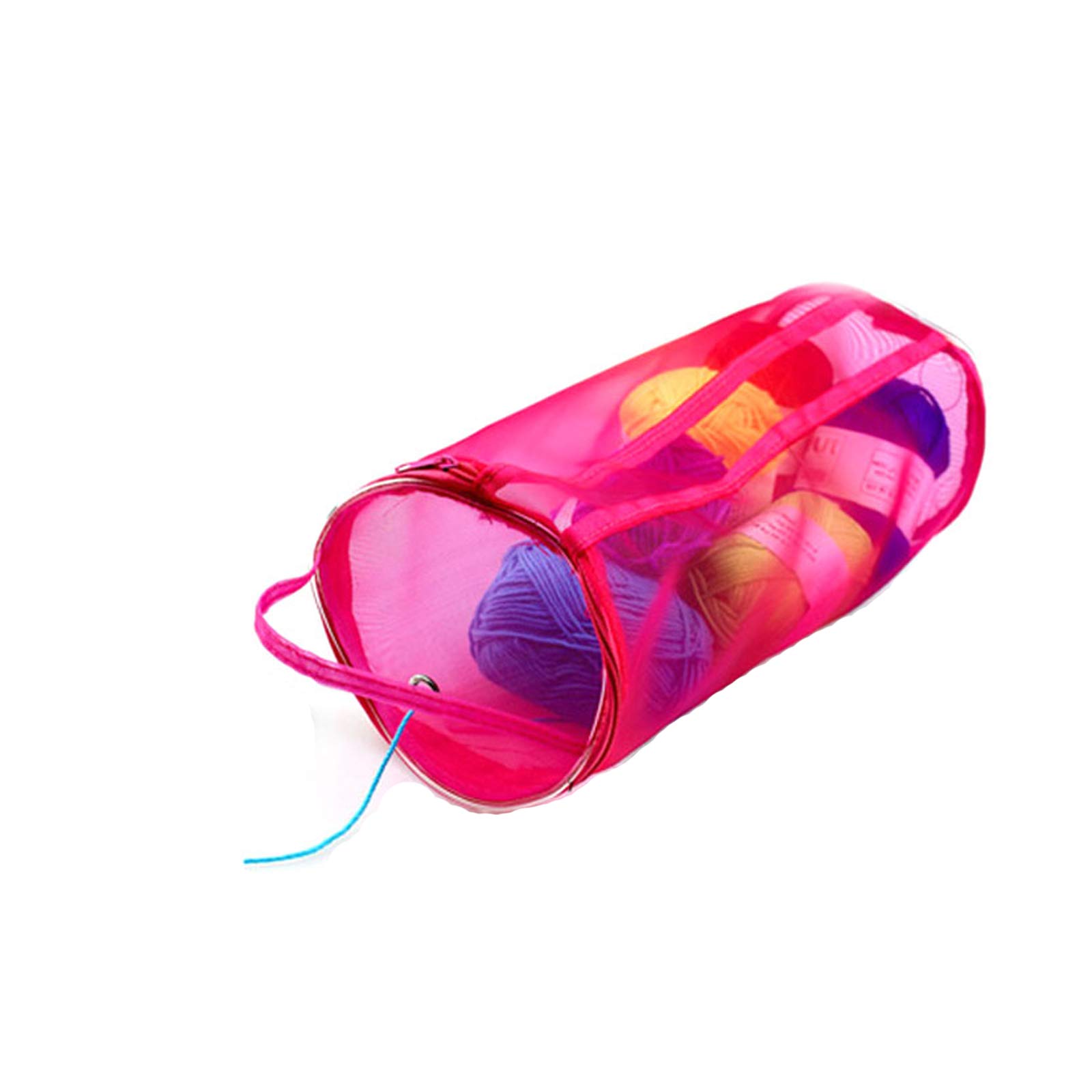 TOP-MAX Wool Holder for Knitting Storage, Kniting Tote Bag for Crochet Yarns and Needles, Travel Baskets Knitting Organizer Lightweigh and Sturdy, for Sewing Carrying Knitting Needles Crochet