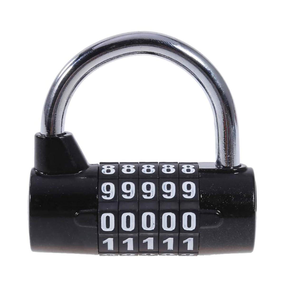 Combination Lock, 4/5 Digit Combination Padlock, Security Padlock for Toolbox, School, Gym Locker, Bicycle, Fences