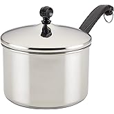 Farberware Classic Stainless Steel Sauce Pan/Saucepan with Lid, 3 Quart, Silver
