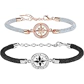Vxddy Couples Bracelets Eight Mangoes Adjustable Promise Matching Bracelet for Him and Her Sterling Silver Couple Jewelry