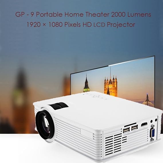 Proyector zeepin GP 109 - Proyector LCD 2000 lumens 1920 x 1080 ...