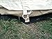 The Waterproof Portable Black Footprint Mat Tarp for Dream House Bell Tent (PE Footprint Mat, Diameter 5M/16.4ft)