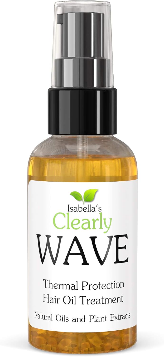Clearly WAVE, Nourishing Hair Oil, Thermal Protector to Prevent Against Damage and Breakage, 60 ml (Pack of 1)