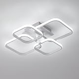 Comely Modern LED Ceiling Light White Squares Design 60W 6750LM 6500K view 6
