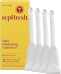 Rephresh Odor Eliminating Vaginal Gel, Clinically Tested to Balance pH & Eliminate Odor for up to 3 Days, Pre-Filled Applicat