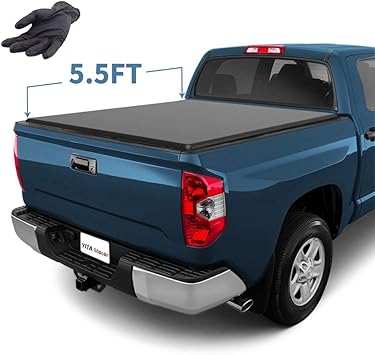 Automotive Tonneau Covers Without Rail System Made In The Usa 59406 2014 2019 Toyota Tundra 5 5 Bed Gator Etx Soft Tri Fold Truck Bed Tonneau Cover
