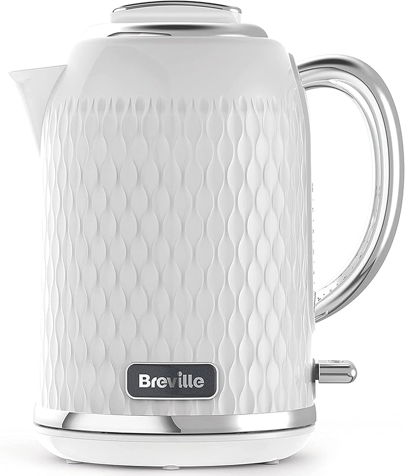 Breville Curve Electric Kettle 1.7 L 3KW White Chrome VKT117