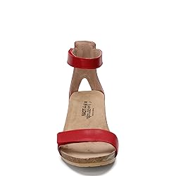 NAOT Footwear Women's Mermaid Wedge Kiss Red Lthr
