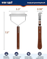 Dog Brush for Shedding 20 Blade Dematting Tool Pet
