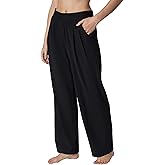 90 Degree By Reflex Womens Pant Warp Wide Leg Lightweight Trouser Elastic Work Pant with Pockets