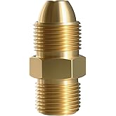 G5/8 Male to CGA580 Male Argon Adapters &amp; Nitrogen Adapters | Compatible with CO₂, Helium and Neon Gas Cylinders