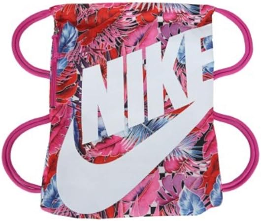 nike floral drawstring bag