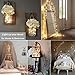 String Lights,Oak Leaf 2 Set of Micro 30 LED Fairy Lights 4.9 Ft (1.5m) for DIY, Home, Patio, Garden, Party, Wedding Centerpiece,Warm White