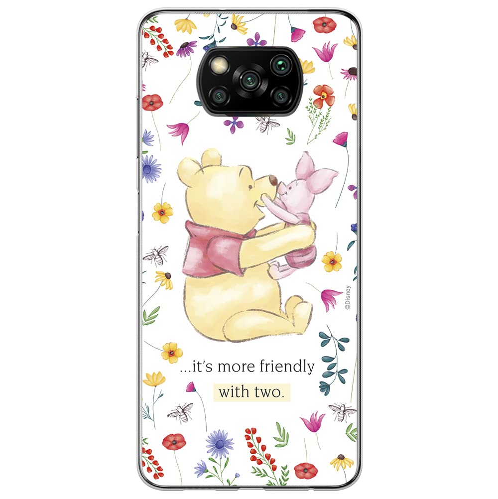 ERT GROUP mobile phone case for Xiaomi POCOPHONE X3 original and officially Licensed Disney pattern Winnie the Pooh and friends 030 optimally adapted to the shape of the mobile phone, case made of TPU