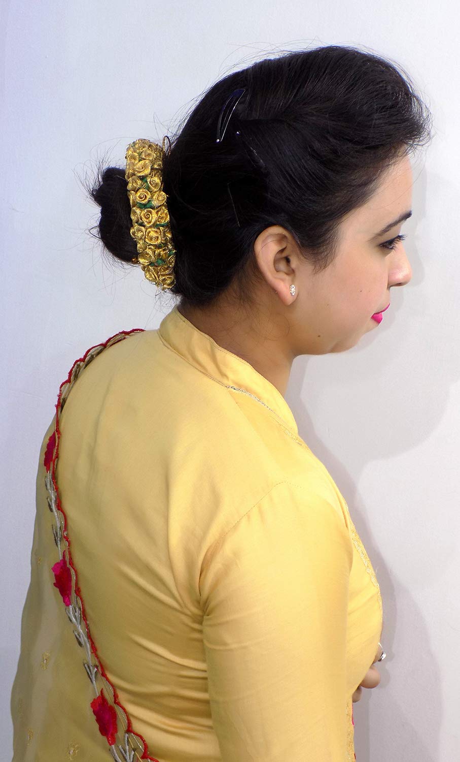 Aasa Women S Flower Gajra For Wedding Hair Bun Accessories For