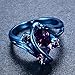 Rongxing Jewelry New Purple Cz Ring,Gold-Plated-Copper Blue S