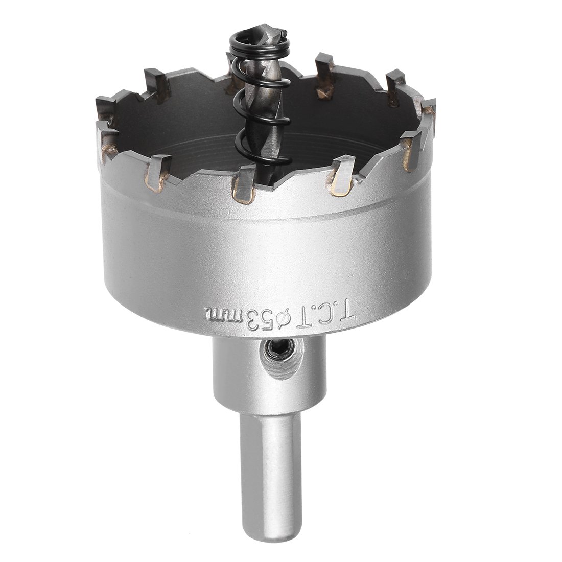 sourcingmap 53mm Carbide Hole Cutter, Hole Saws for 2mm Stainless Steel Sheet Metal