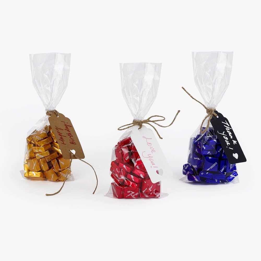 150ct Kraft Gift Tags Labels with String (3 Colors)