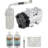 AC Compressor &amp; A/C Kit For Ford F-150 F150 V8 1999 2000 2001 2002 2003 w/ 8-Groove Clutch Pulley - BuyAutoParts 60-80243RK New