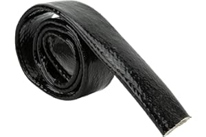 Heat Hose Fiberglass Wrap, Proof Auto Fuel Line Wire Heat Sleeve, 1m Heat Shield Roll, Flexible Heat Shield Protectors Boots,