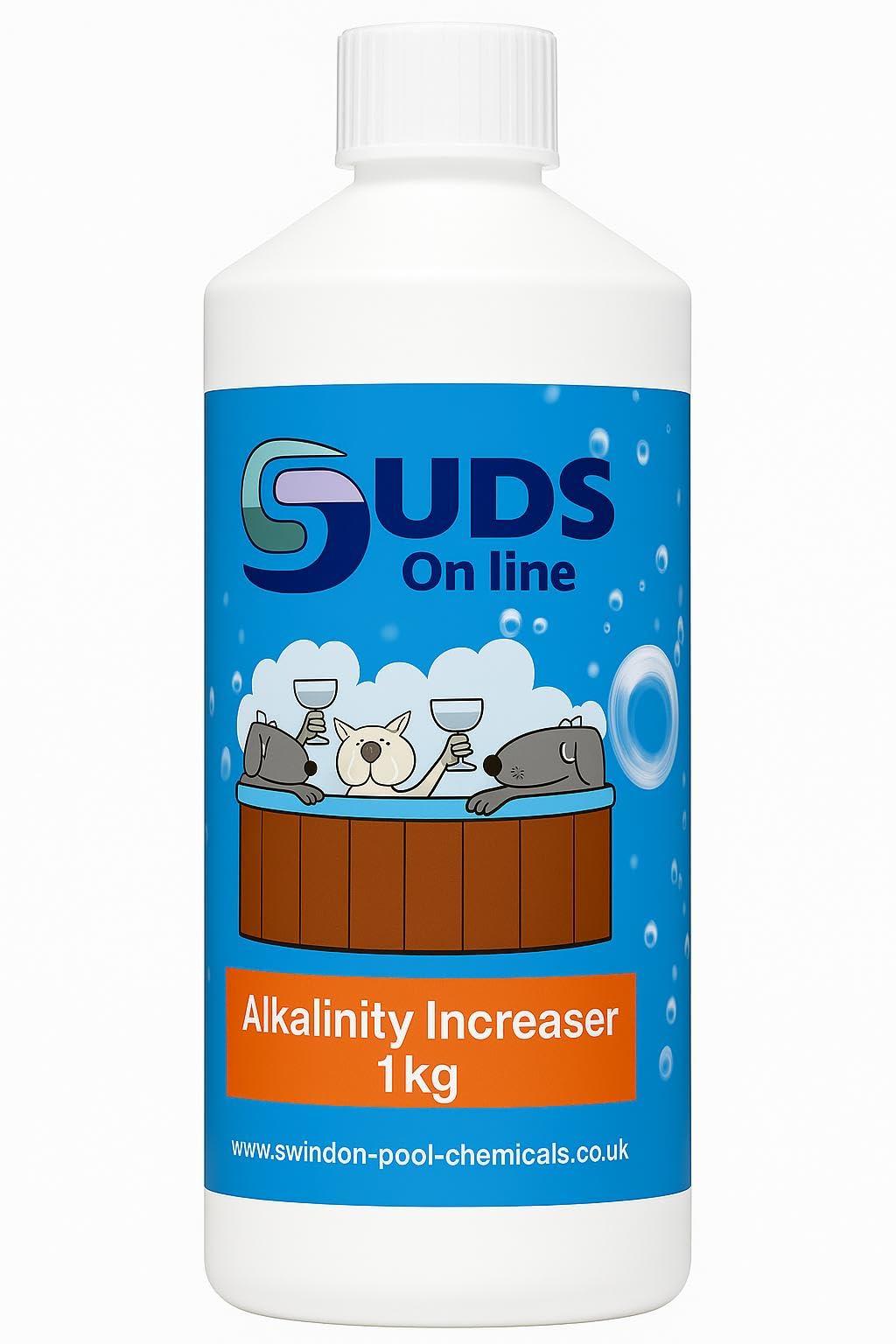 SUDS-ONLINE 1KG TA Plus Total Alkalinity increaser raiser Hot Tub Spas swimming pool