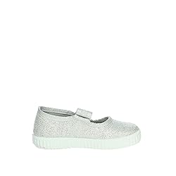 Cienta Girls Mary Jane Shoe, Silver, 20 M EU / 4 M