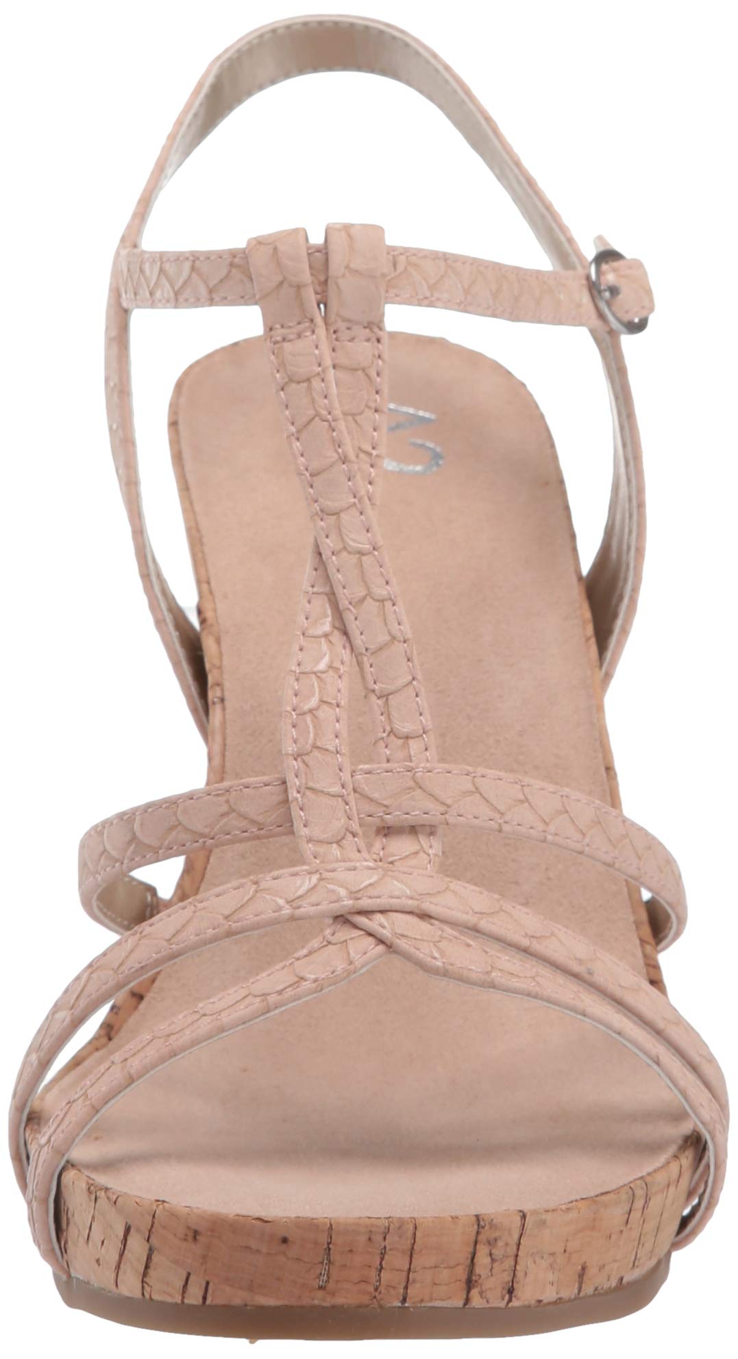 Aerosoles - Women's Plushed Nickel Wedge Sandal - Open Toed Heel with Memory Foam Footbed - Image 5