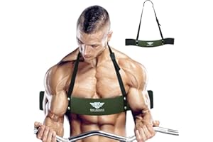 Arm Blaster for Biceps & Triceps Dumbbells & Barbells Curls Muscle Builder Bicep Isolator for Big Arms Bodybuilding & Weight 