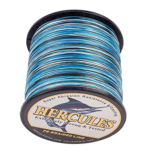 HERCULES Substantial 1000M 1094 Yards Braided Fishing Line 30 LB