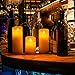 Flameless Candles Flickering Light Pillar Real Smooth Wax with Timer and 10-key Remote for Wedding,Votive,Yoga and Decorationset of 6