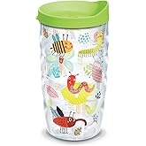 Tervis Cool Bugs Made in USA Double Walled Insulated Tumbler Cup Keeps Drinks Cold & Hot, 10oz Wavy, Classic
