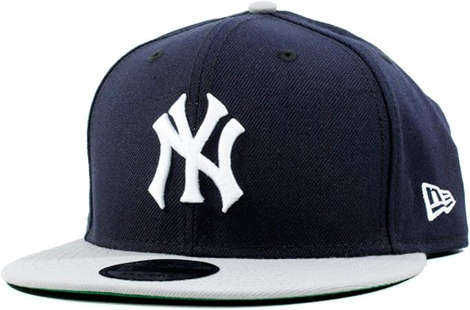 Amazon Co Jp New Era ニューエラ 9fifty 帽子 スナップバックキャップ Mlb ニューヨーク ヤンキース ネイビー グレー 服 ファッション小物
